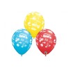 Lateksowe Balony kolorowe z nadru. Pojazdy 11" - 28 cm / 25 szt.