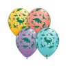 Lateksowe Balony kolorowe z nadru. Dinosaurs 11" - 28 cm / 25 szt.