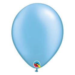 Klasyczne lateksowe Balony  QL 11", metalik niebieski / 25 szt. 28 cm.
