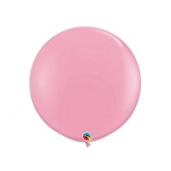 Okrągłe lateksowe Balony QL 36", pastel j. różowy / 2 szt. 92 cm.