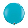 Okrągłe lateksowe Balony QL 36", pastel turkusowo-zielony / 2 szt. 92 cm.