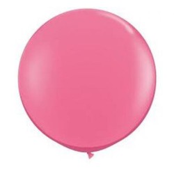 Lateksowe okrągłe Balony QL 36", pastel różowy / 2 szt.