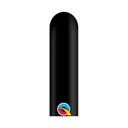 Balony do modelowania QL 260, pastel czarny / 100 szt. ST ASORT