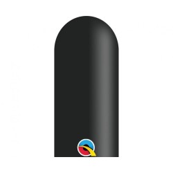 Balony do modelowania QL 350, pastel czarny / 100 szt. ST ASORT