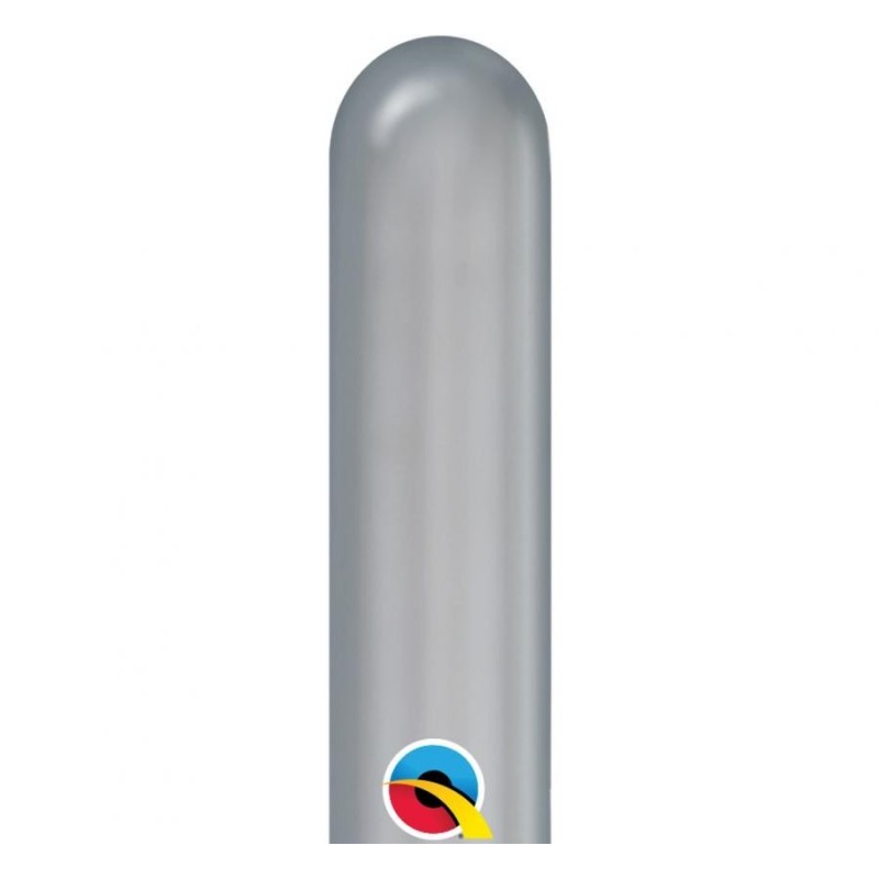 Balon do modelowania QL 260, chrom srebrny / 100 szt.