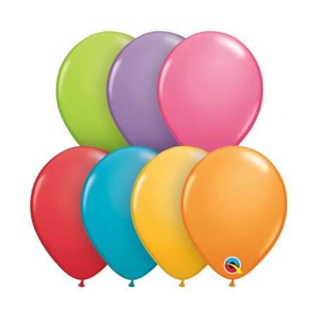 Lateksowe klasyczne Balon QL 5", pastel mix festiwalowy / 100 szt. 5"
