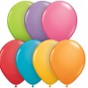 Lateksowe klasyczne Balon QL 5", pastel mix festiwalowy / 100 szt. 5"
