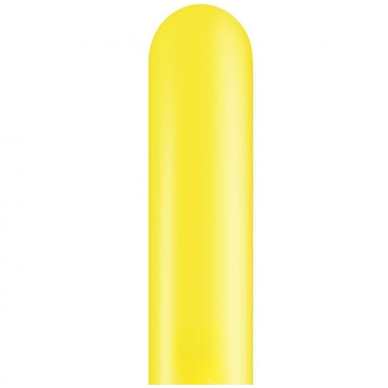 Balony do modelowania QL 260, pastel żółty / 100 szt. ST ASORT