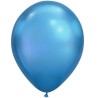 Klasyczne lateksowe Balony QL 11", chrom niebieski / 100 szt. 11"