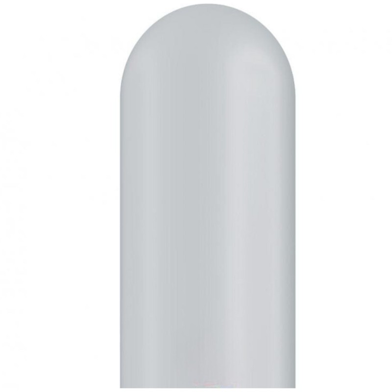 Balony do modelowania QL 350, pastel szary / 100 szt. 13 cm.