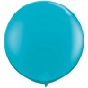 Okrągłe lateksowe Balony QL 36", pastel turkusowo-zielony / 2 szt. 92 cm.