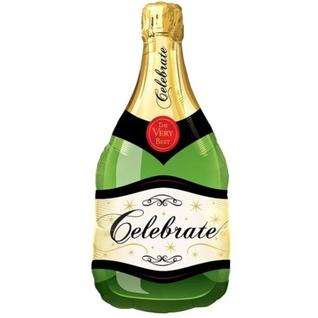 Balon foliowy 39" QL SHP "Butelka Szampana" ST ASORT 1 szt.