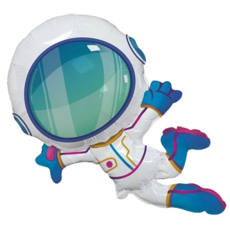 Kolorowy Balon foliowy 24" FX - Astronauta 1 szt. Kosmos