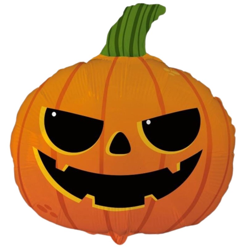 Kolorowy Balon foliowy 24" FX - Dynia 1 szt. Halloween