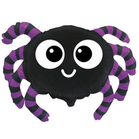 Kolorowy Balon foliowy 24" FX - Pająk 1 szt. Halloween