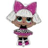 Kolorowy Balon foliowy 14 cali FX - LOL: Diva 1 szt.