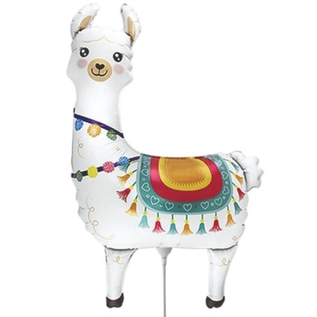 Kolorowy Balon foliowy 14" FX - Lama 1 szt.