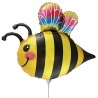 Kolorowy Balon foliowy 14" FX - Pszczółka 1 szt. 33 cm.