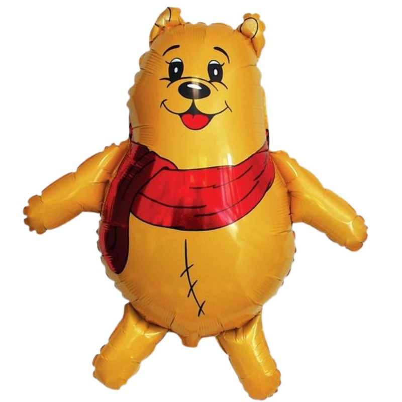 Kolorowy Balon foliowy 24" FX - Miś Puszatek 1 szt.