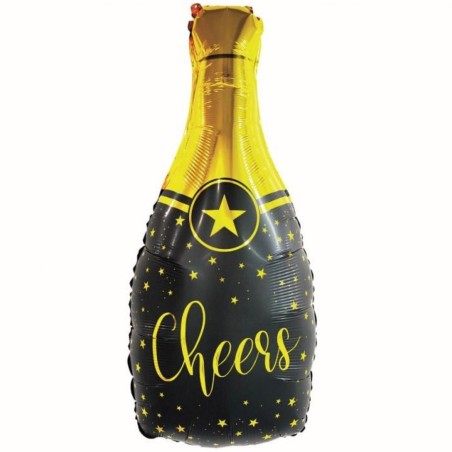 Kolorowy Balon foliowy B&C Szampan - Cheers, 35x76 cm 1 szt.