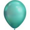 Lateksowy balon zielony chrom. 7" - 18 cm. 100 szt.