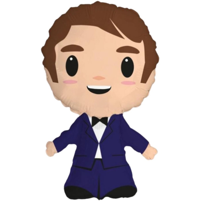 Kolorowy Balon foliowy 24" FX - Pan Młody 1 szt.