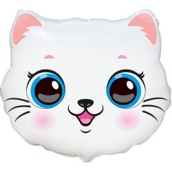 Foliowy balon biały w...