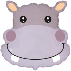 Foliowy balon szary w...