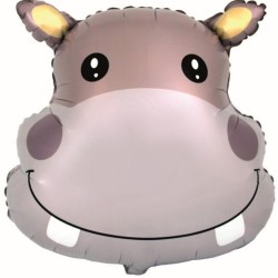 Foliowy balon szary w...