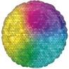 Foliowy balon kolorowy z cekinami 18" - 46 cm. 1 szt.