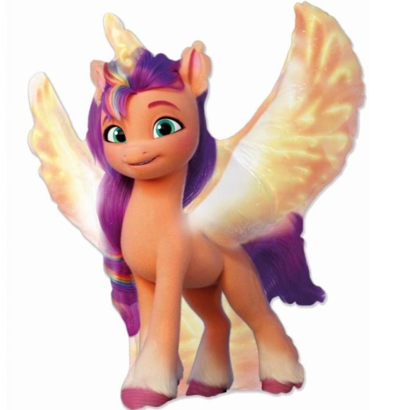 Kolorowy Balon foliowy 24" FX - Kucyki My Little Pony: Sunny, 1 szt.