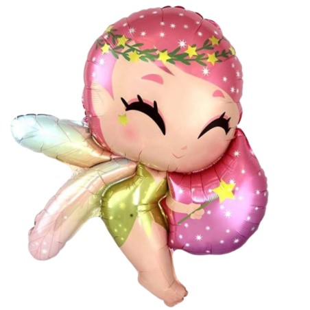 Kolorowy Balon foliowy 24" FX - Wróżka, 1 szt.