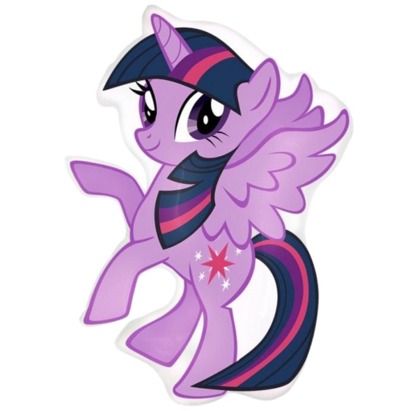 Kolorowy Balon foliowy 24" FX - Kucyki My Little Pony: Twilight, pakowany 1 szt.