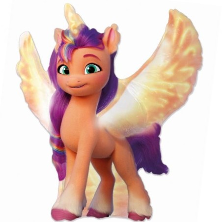 Kolorowy Balon foliowy 14" FX - Kucyki My Little Pony: Sunny 1 szt.