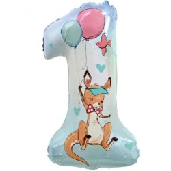 Balon foliowy niebieski...