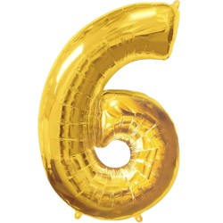 Balon foliowy złota Cyfra...