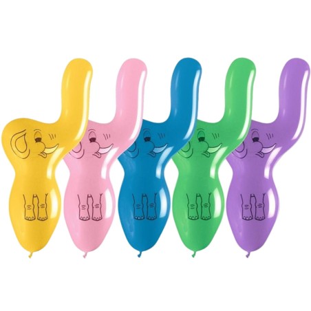 Lateksowe Balony Kolorowe w kształcie "Kaczki". 30"- 76 cm / 50 szt.