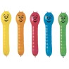 Lateksowe Balony Kolorowe w kształcie "Dżdżowniczki". 28"- 72 cm / 5 szt.