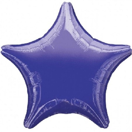 Foliowe Balony fioletowa gwiazda". 19"- 48 cm / 1 szt.