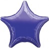 Foliowe Balony fioletowa gwiazda". 19"- 48 cm / 1 szt.