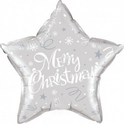 Foliowe Balony srebrny z...