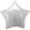 Foliowe Balony srebrna gwiazda. 30"- 76 cm / 1 szt.