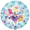 Foliowe Balony kolorowe z nadrukiem "My little Pony Drużyna". 18"- 46 cm / 1 szt. (pakowany)